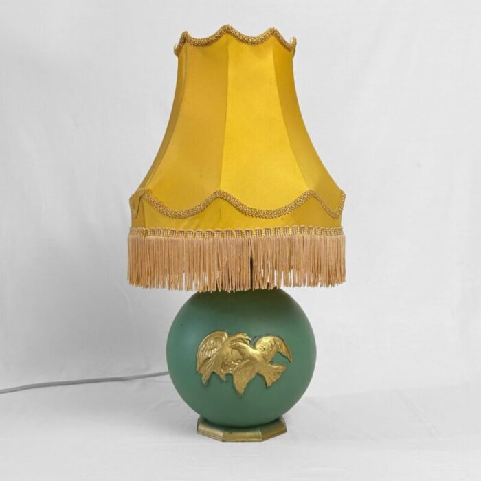 scandinavian art deco globe table lamp 1930s 1