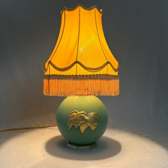 scandinavian art deco globe table lamp 1930s 2