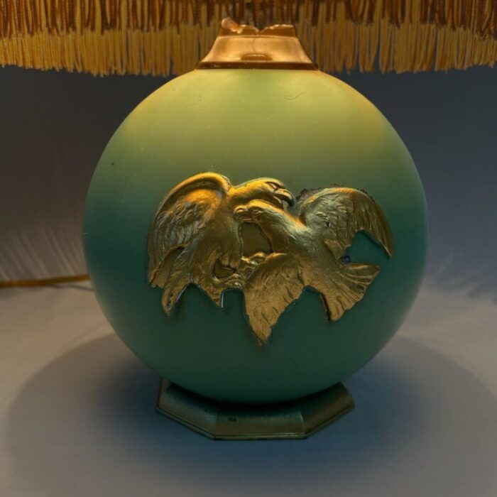 scandinavian art deco globe table lamp 1930s 5