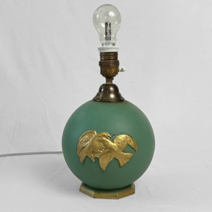 scandinavian art deco globe table lamp 1930s 6