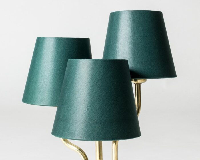 scandinavian modern brass table lamp 1950s 5