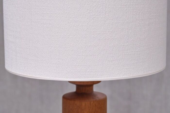 sculptural oak table lamp model 762 by hans bergstroem for atelje lyktan sweden 1960s 7