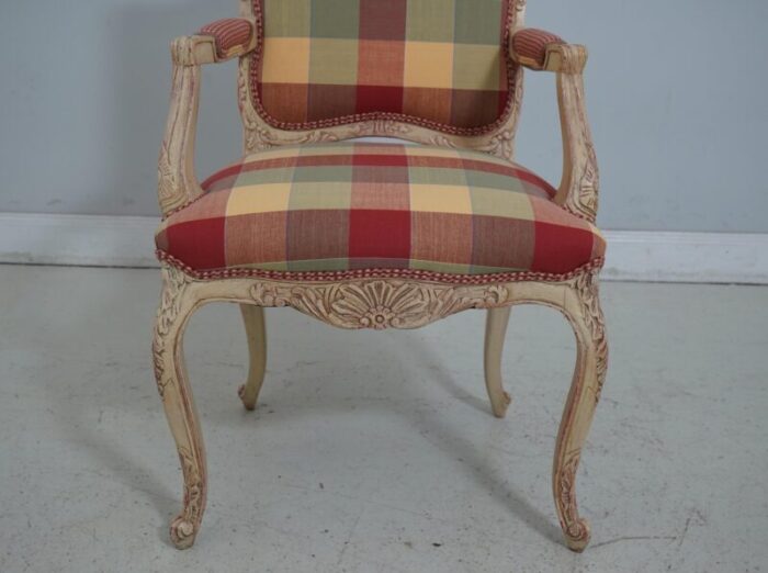 set of 6 french louis xv style dining chairs 9547