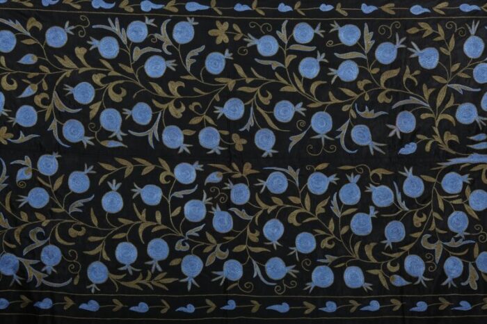 silk suzani from uzbekistan wall hanging decor 1385