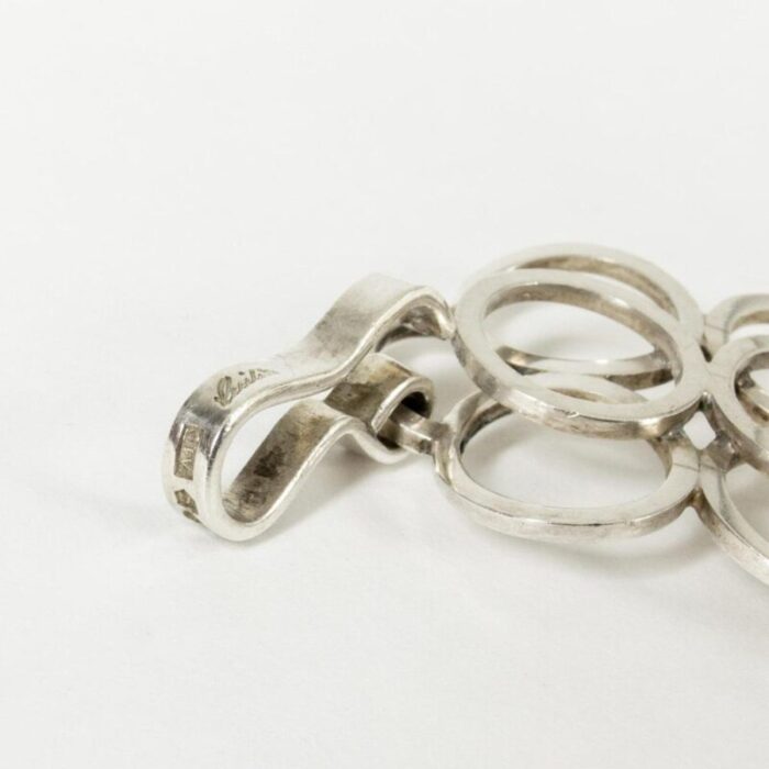 silver bracelet by cecilia johansson 1975 8853