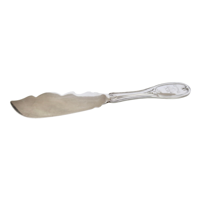 silver butter spreader circa 1860 9327