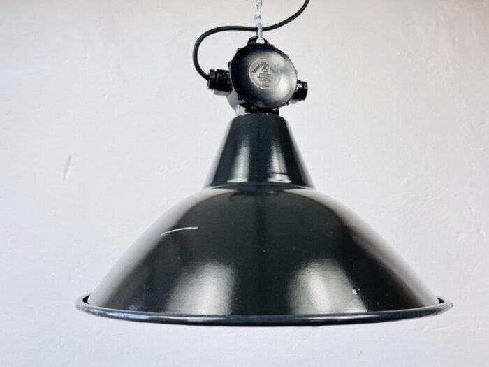 small factory ceiling lamp from veb gdr 1950s 0206