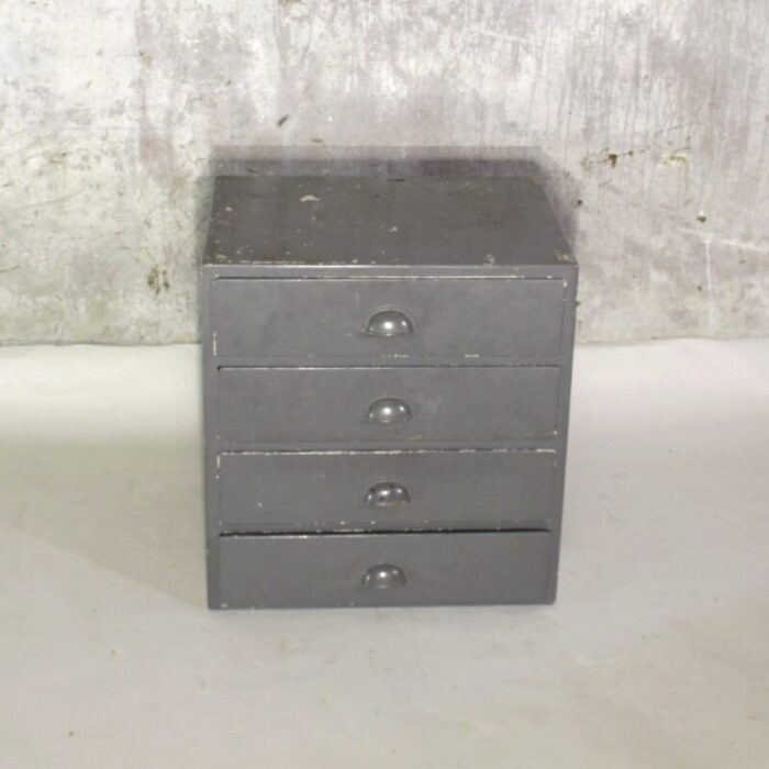 small industrial four drawer cabinet 1