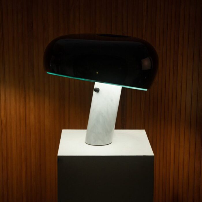 snoopy table lamp by achille pier giacomo castiglioni for flos 1960s 10