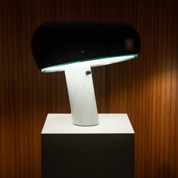 snoopy table lamp by achille pier giacomo castiglioni for flos 1960s 2