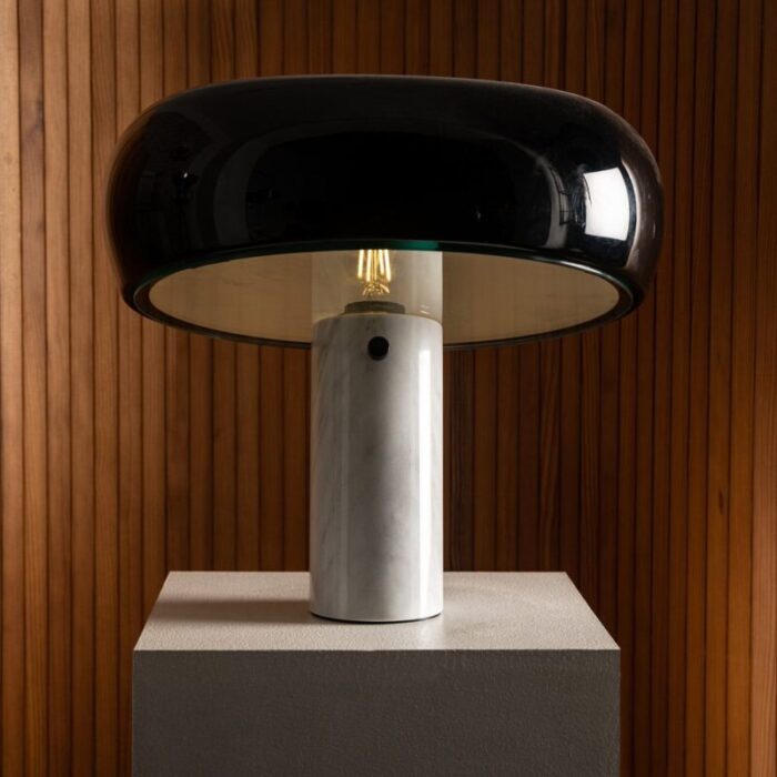 snoopy table lamp by achille pier giacomo castiglioni for flos 1960s 4