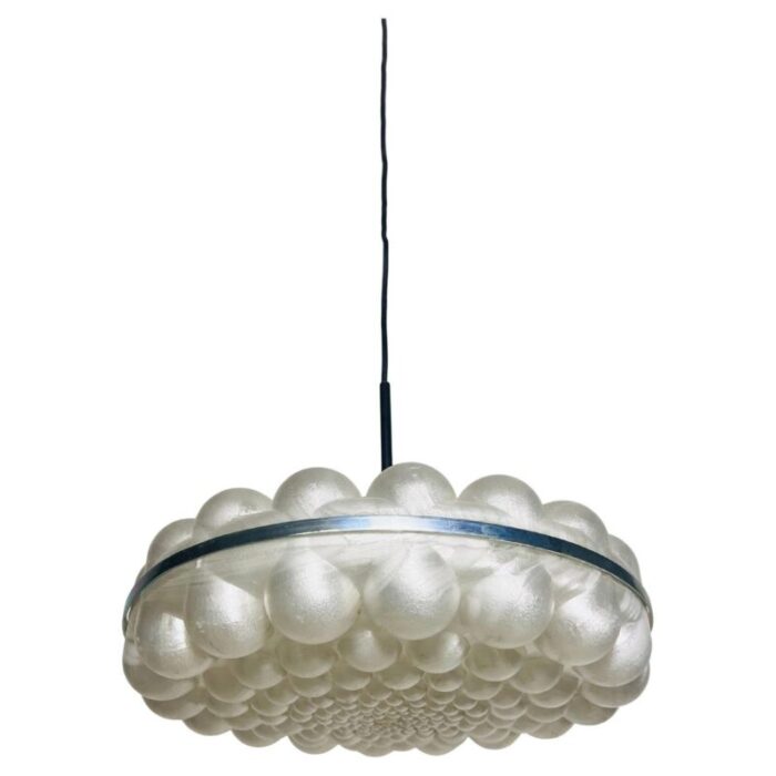 space age bubble pendant lamp east germany 1970s 1