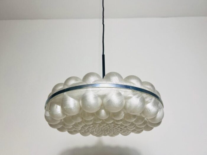 space age bubble pendant lamp east germany 1970s 2