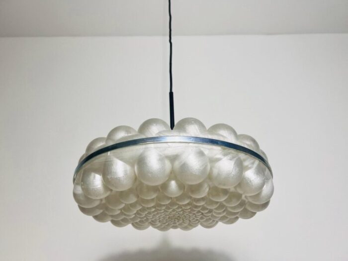 space age bubble pendant lamp east germany 1970s 3