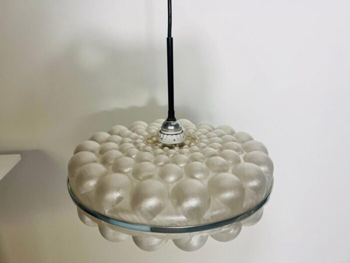 space age bubble pendant lamp east germany 1970s 7