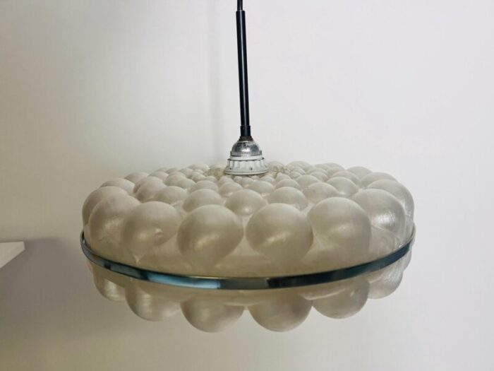 space age bubble pendant lamp east germany 1970s 8