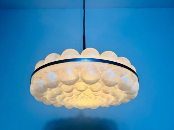 space age bubble pendant lamp east germany 1970s 9