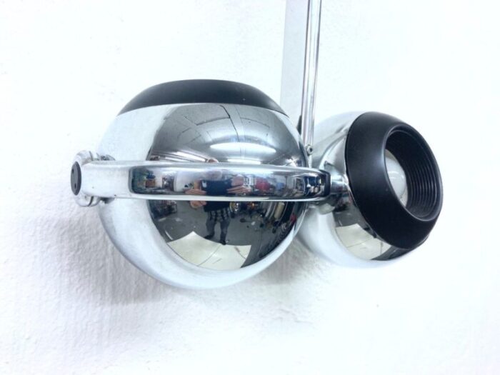 space age double ball lamp in chrome by terence conran for erco 1970s 7