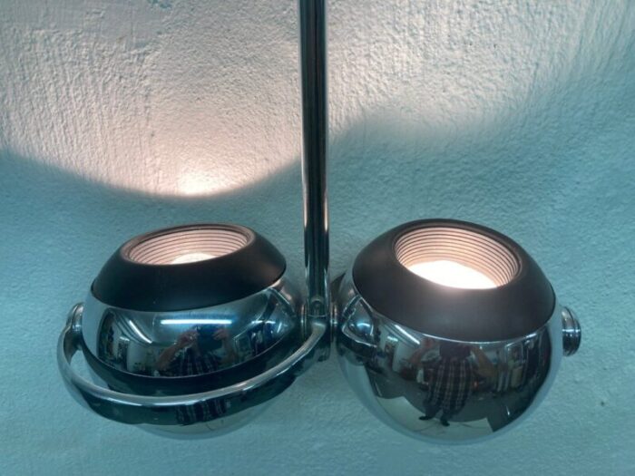 space age double ball lamp in chrome by terence conran for erco 1970s 9