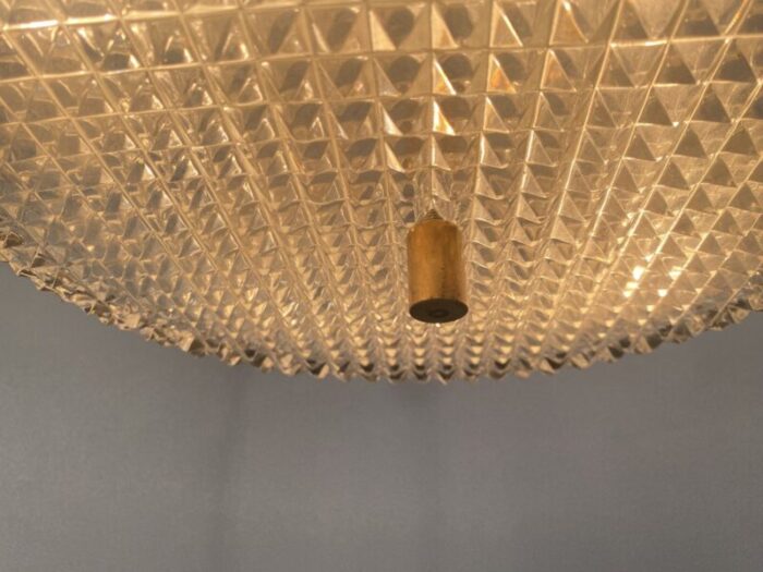 space age metal and brass pendant lamp by ludib bratislava 1970s 12