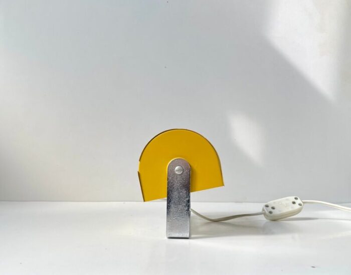 space age wall lamp in yellow by hans agne jakobsson 1970s 2