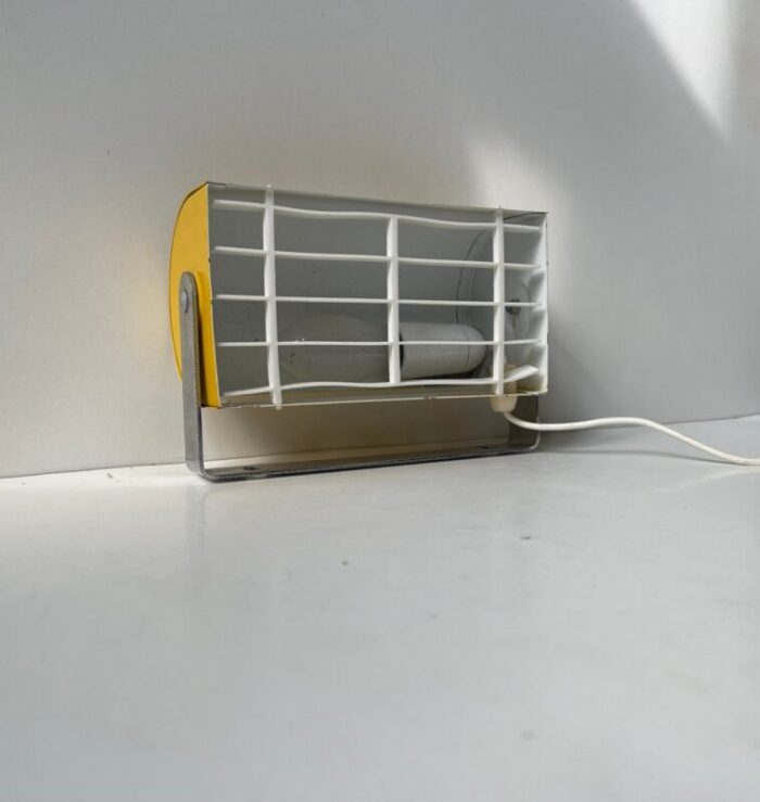 space age wall lamp in yellow by hans agne jakobsson 1970s 5