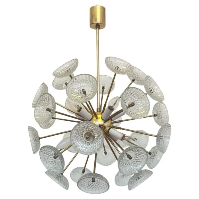 sputnik dandelion chandelier attributed to kamenicky senov 1970s 1