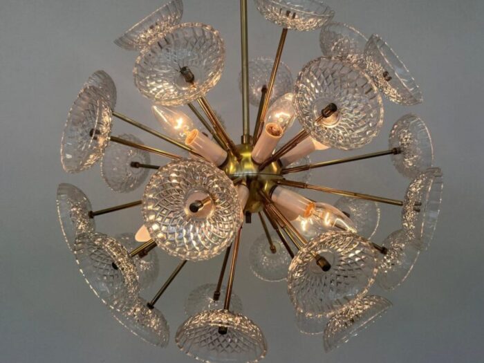 sputnik dandelion chandelier attributed to kamenicky senov 1970s 4