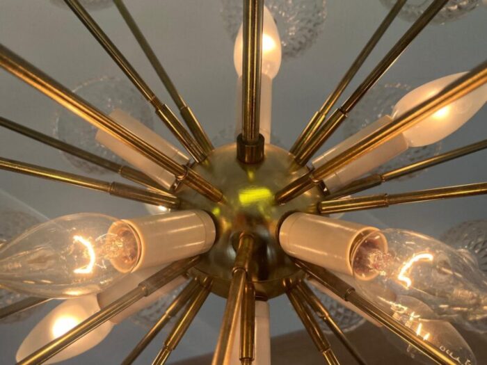 sputnik dandelion chandelier attributed to kamenicky senov 1970s 5