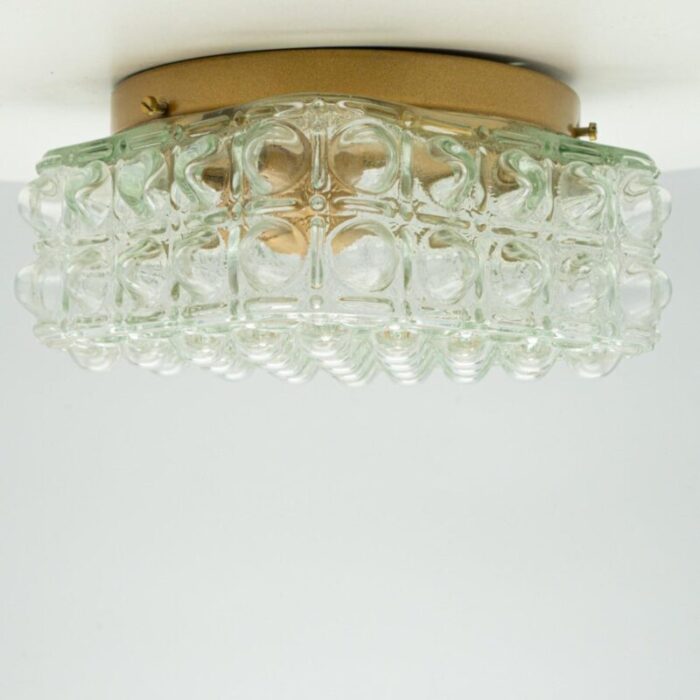 square bubble glass flush mount by helena tynell 1960 6