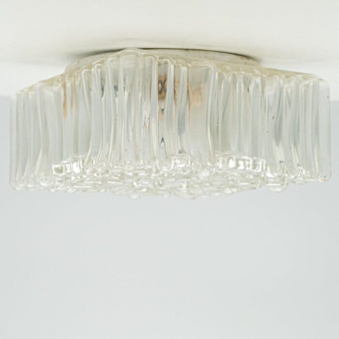 square glass flush mount by helena tynell 1960 10