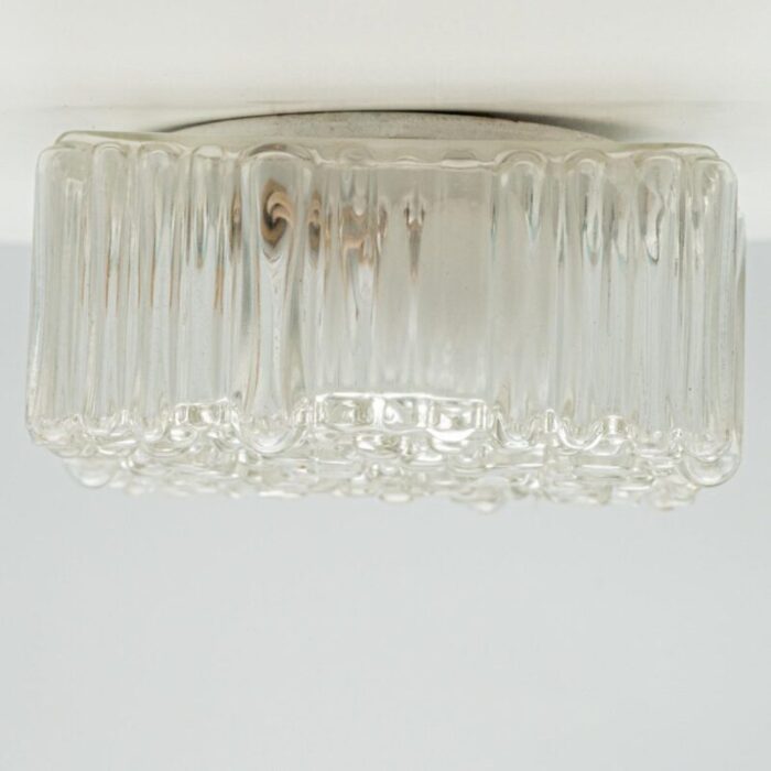 square glass flush mount by helena tynell 1960 14