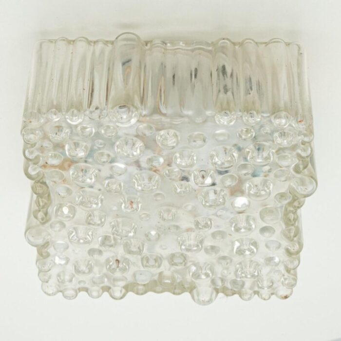 square glass flush mount by helena tynell 1960 9