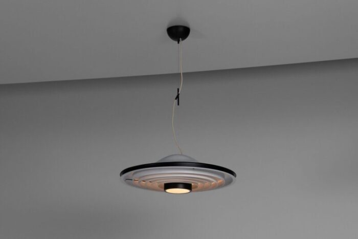 stilnovo ceiling light in painted aluminium italy 1965 2