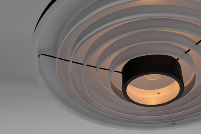 stilnovo ceiling light in painted aluminium italy 1965 3