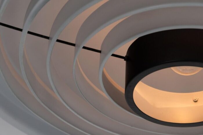 stilnovo ceiling light in painted aluminium italy 1965 4