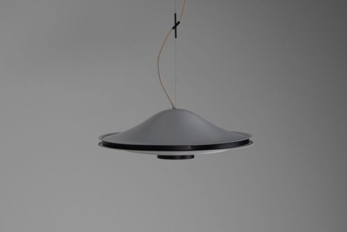 stilnovo ceiling light in painted aluminium italy 1965 7