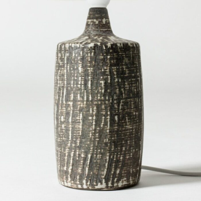 stoneware table lamp by gunnar nylund for roerstrand 1960s 3