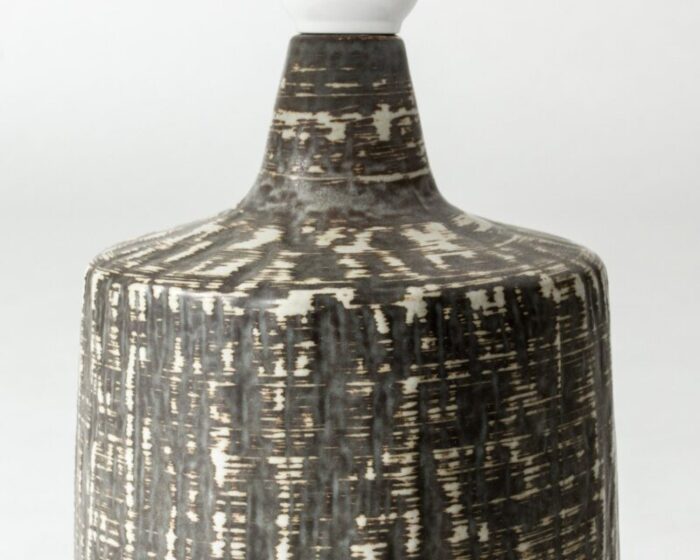 stoneware table lamp by gunnar nylund for roerstrand 1960s 4