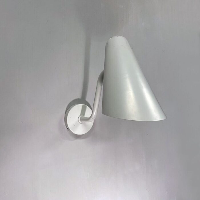 swedish modern metal wall lamp by borens 1950s 2