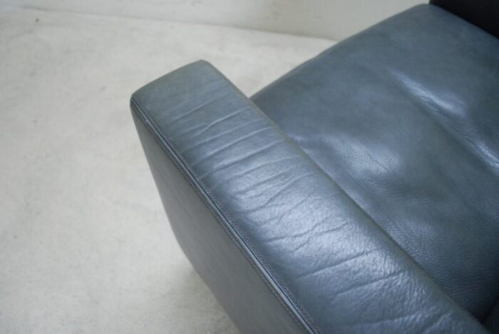 swiss ds 17 grey leather armchair from de sede 1980s 10