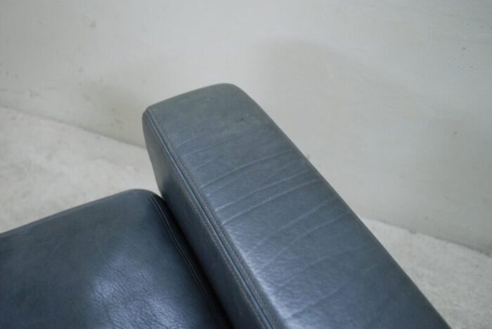 swiss ds 17 grey leather armchair from de sede 1980s 11