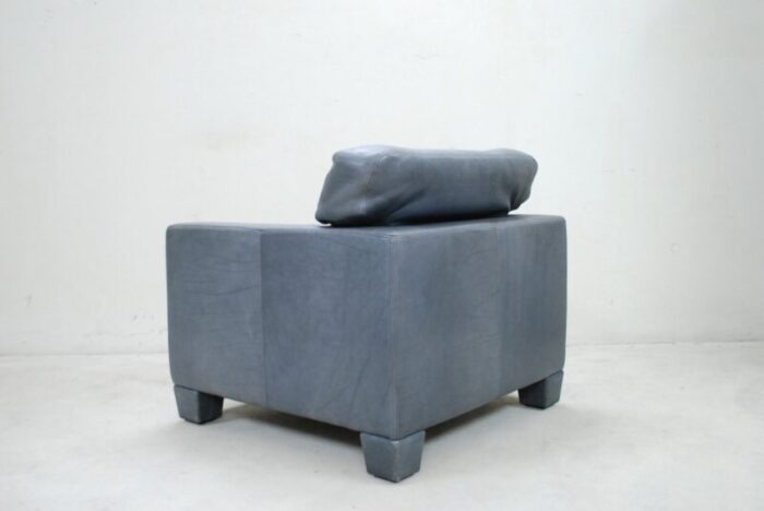 swiss ds 17 grey leather armchair from de sede 1980s 13