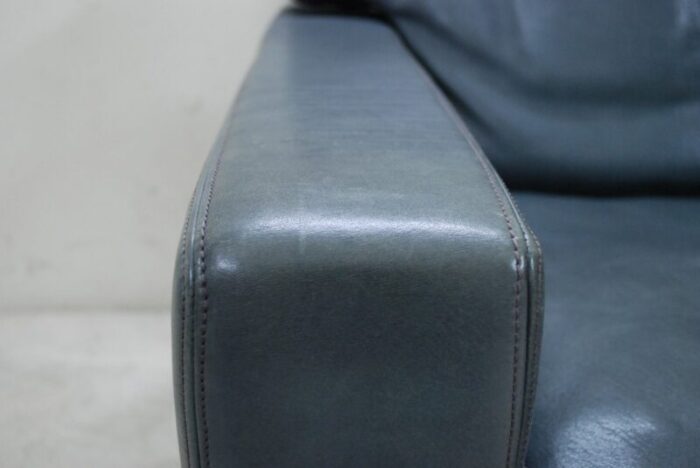 swiss ds 17 grey leather armchair from de sede 1980s 6