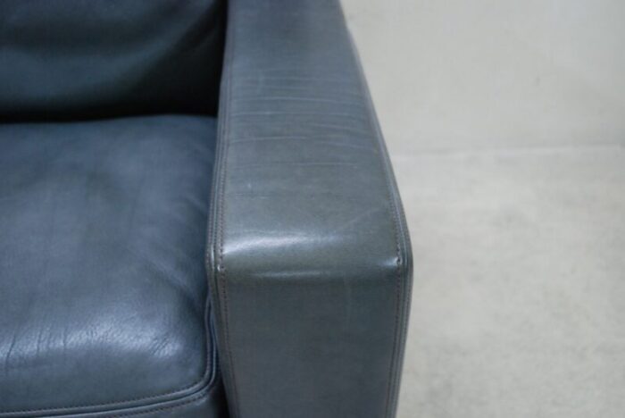 swiss ds 17 grey leather armchair from de sede 1980s 7