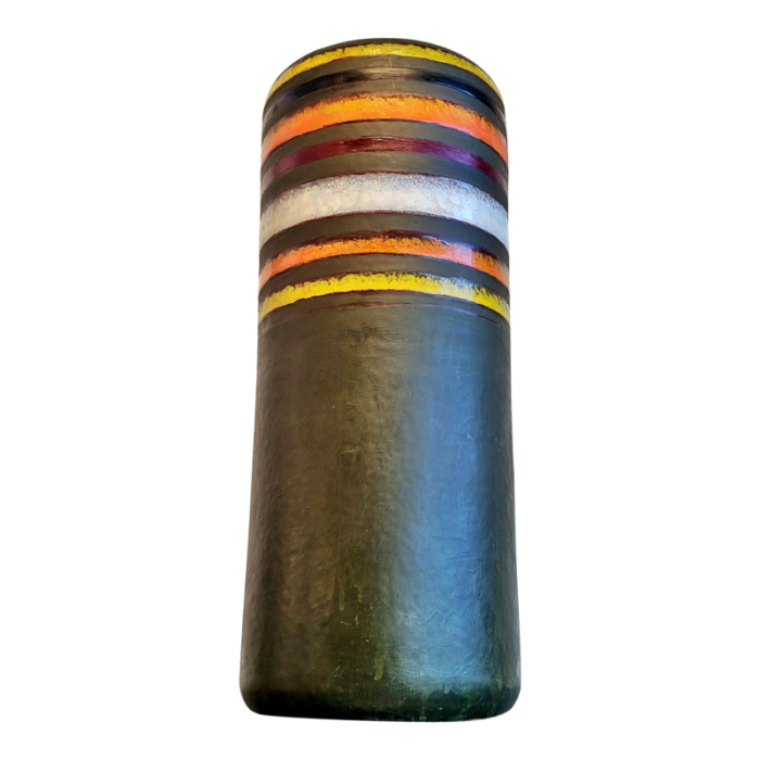 tall bitossi fascie colorate decor cylinder vase 8935