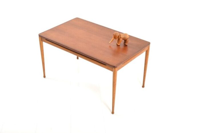 teak beech coffee table 1950s 4