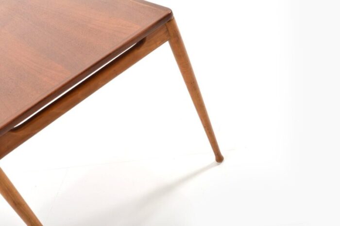 teak beech coffee table 1950s 7