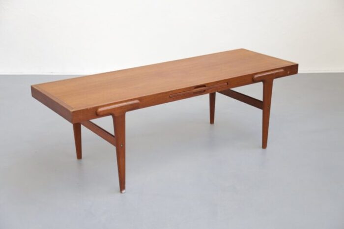 teak coffee table by johannes andersen 1960s 7