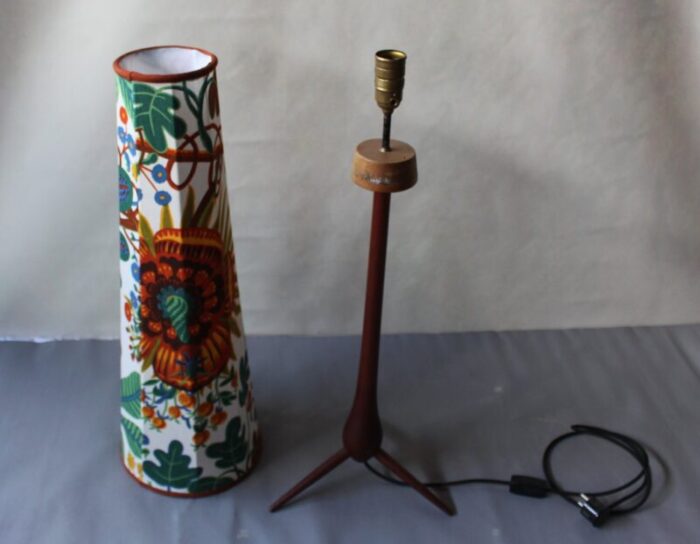 teak floor lamp in the style of josef frank 1960 7